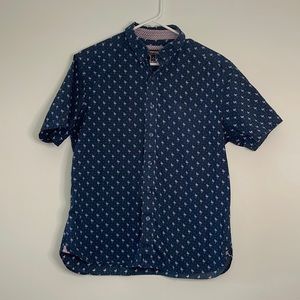 Johnston and Murphy flamingo button down